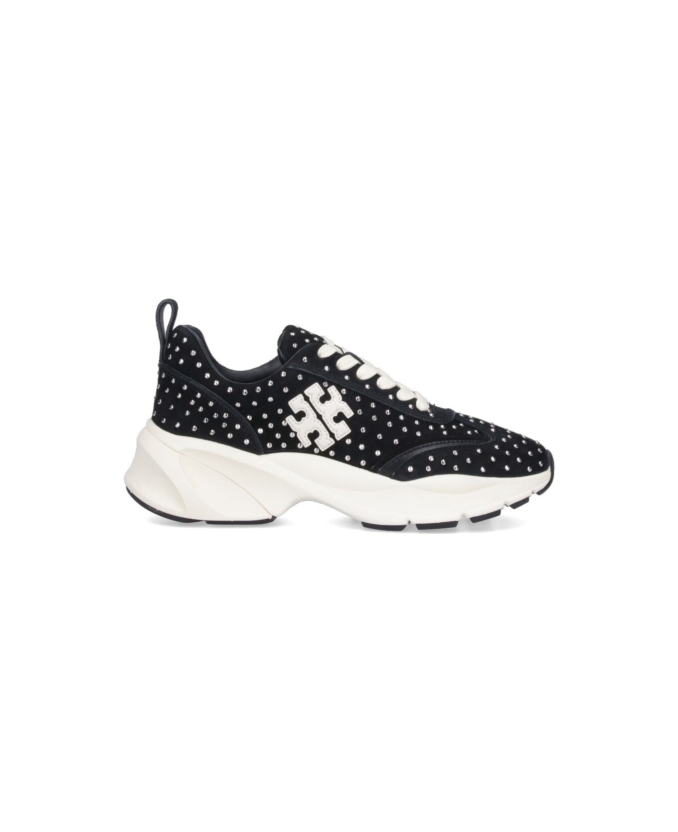 Tory Burch 
good Luck
 Studs Sneakers - Black