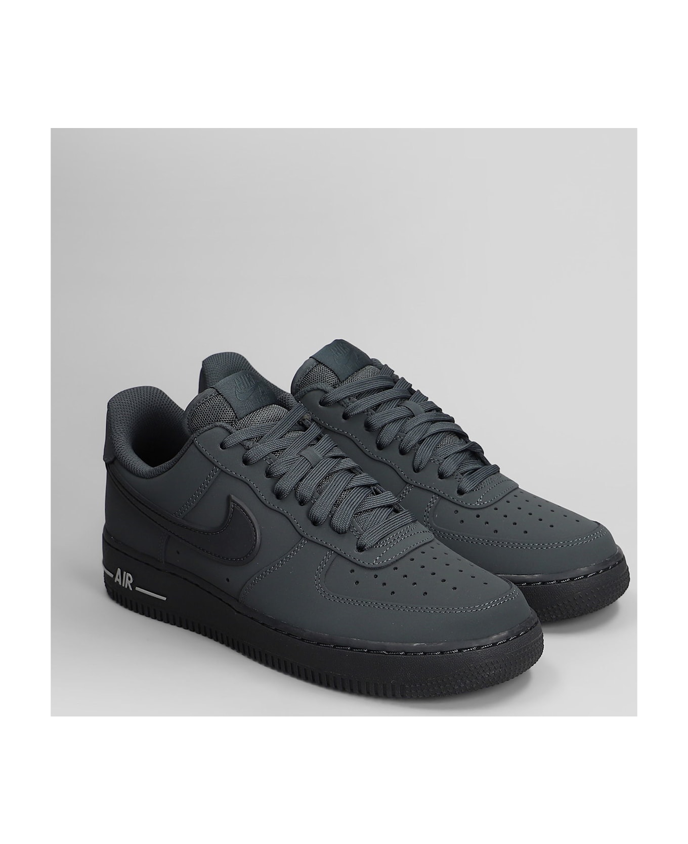 Nike Air Force 1 07 Sneakers In Grey Rubber/plasic - grey
