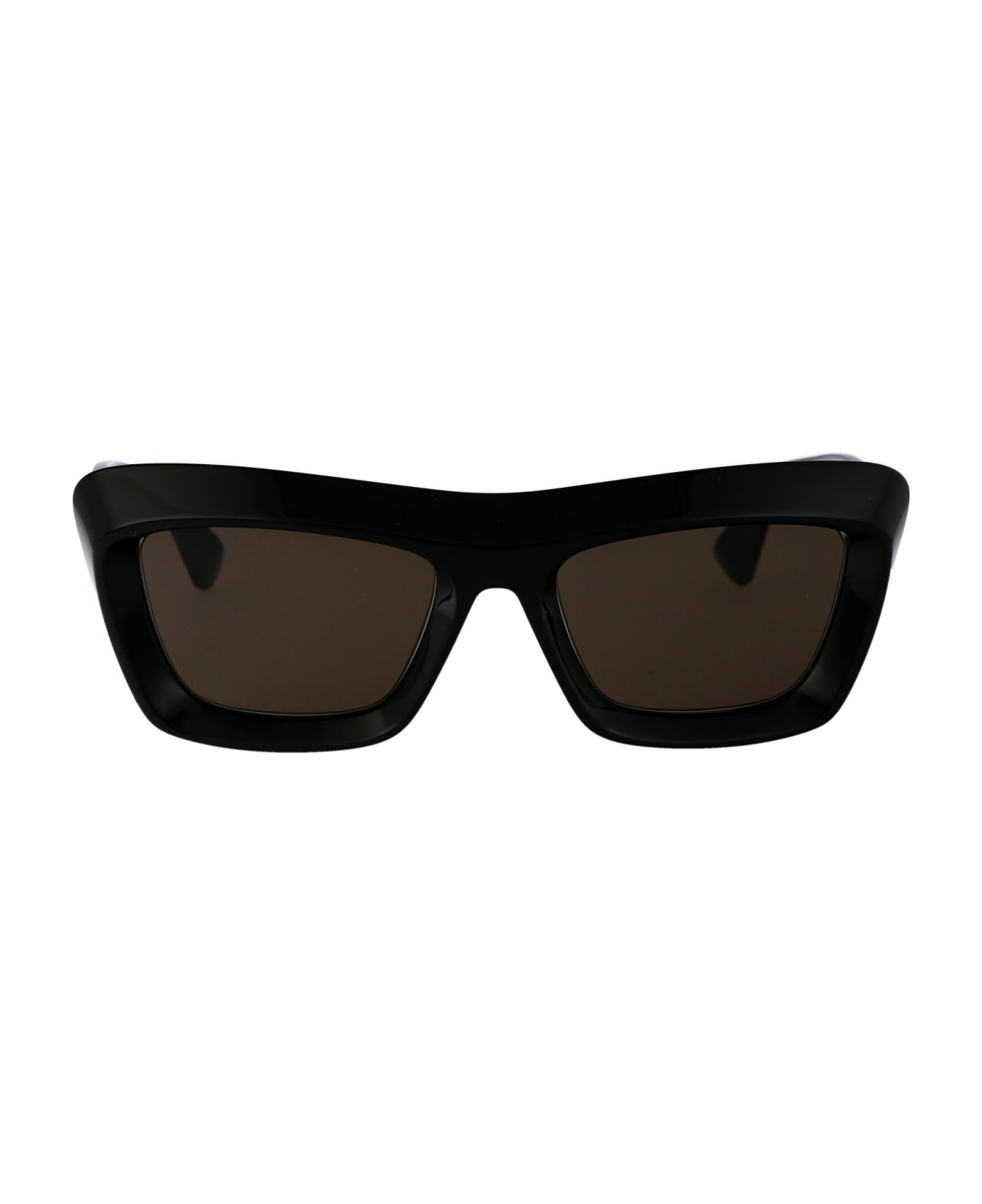 Bottega Veneta Eyewear Bv1283s Sunglasses - 001 BLACK BLACK BROWN