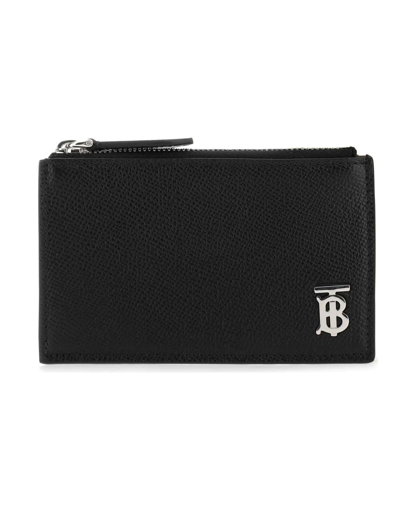 Burberry Black Leather Card Holder - A1189