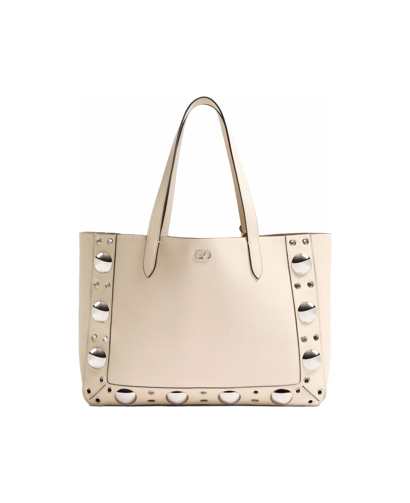 Valentino Garavani Nellcôte' Shopping Bag - IVORY