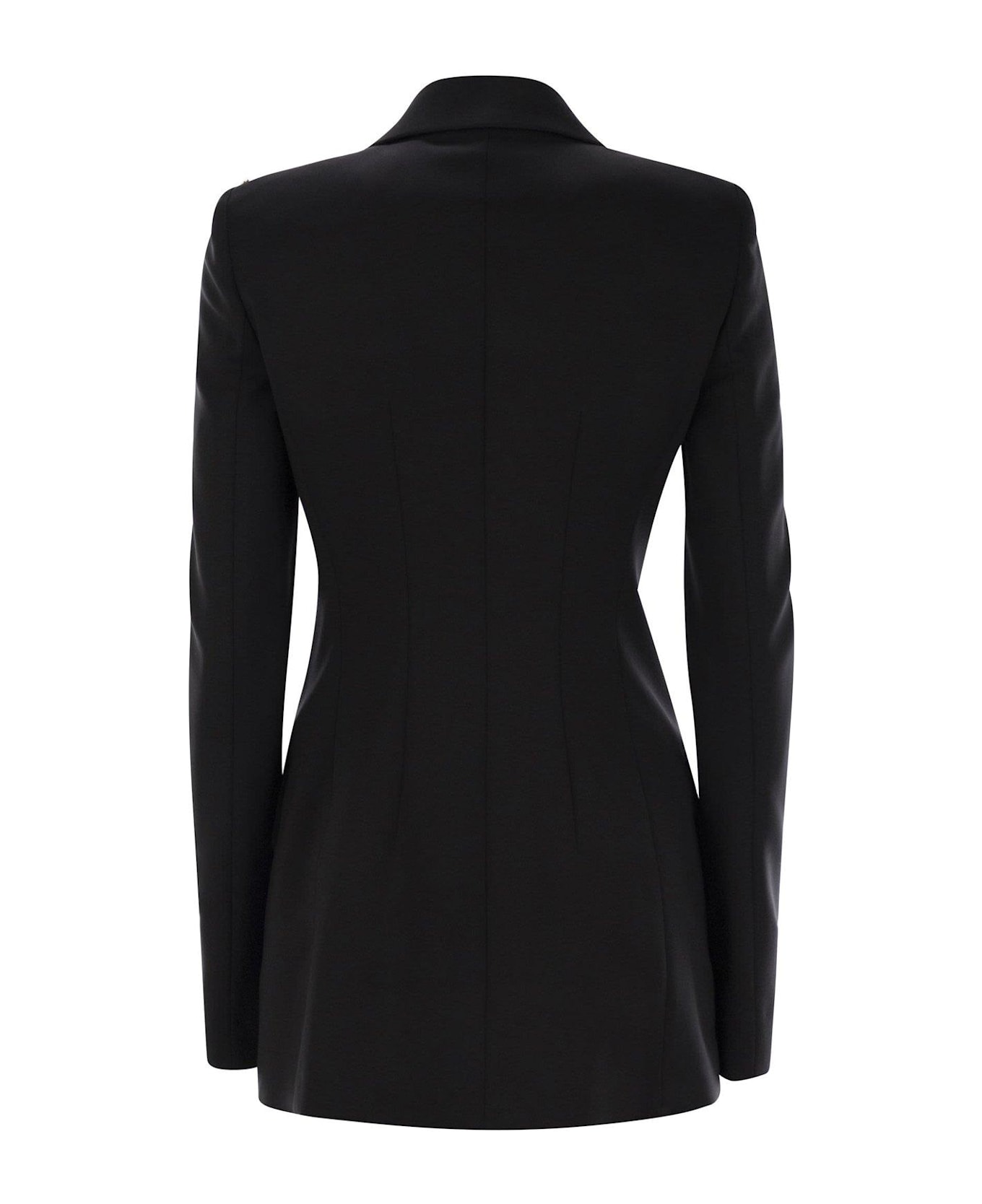 SportMax Frizzo Double-breasted Blazer - BLACK