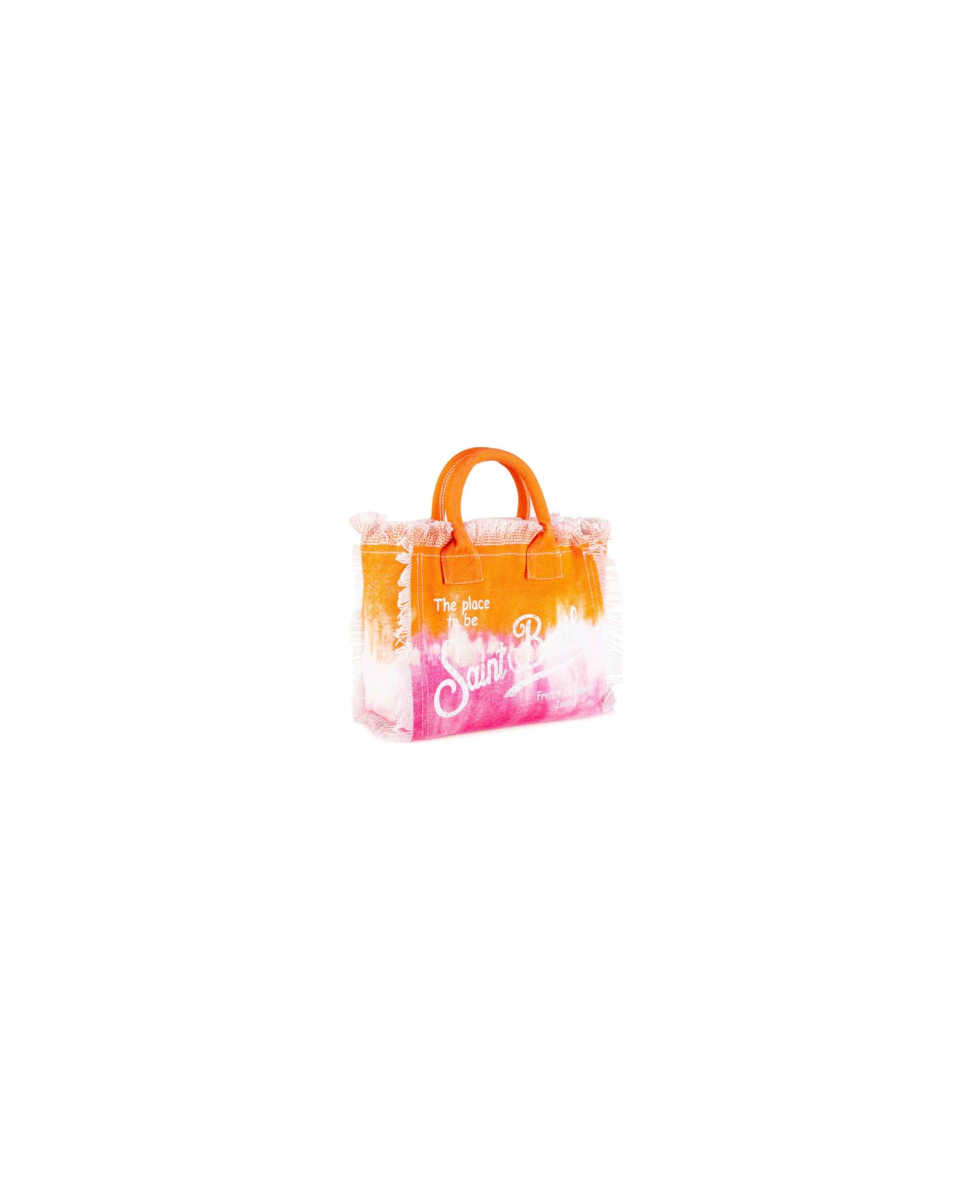 MC2 Saint Barth Colette Tie Dye Canvas Handbag - ORANGE