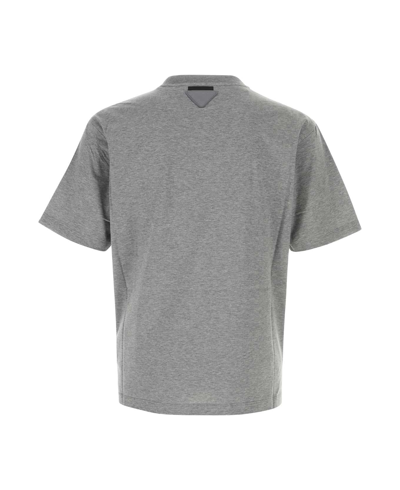 Prada Grey Cotton T-shirt - ARDESIA