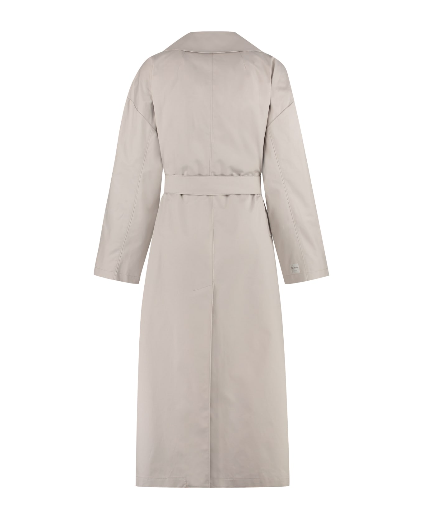 'S Max Mara The Cube - Atrench Gabardine Trench Coat - Ecru