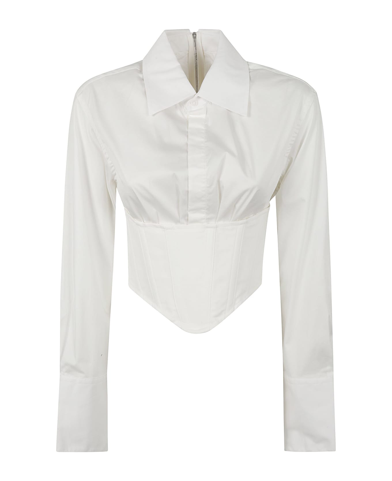 Dion Lee Crop Shirt - White シャツ