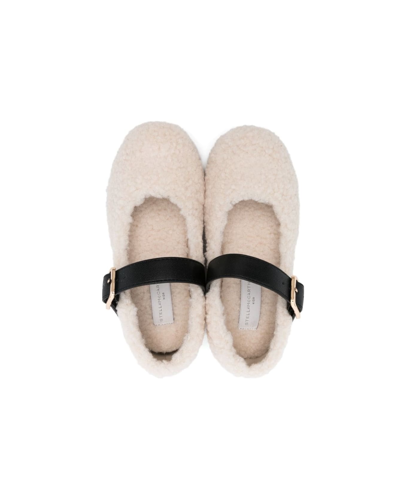 Stella McCartney Ballerine In Montone Sintetico - White