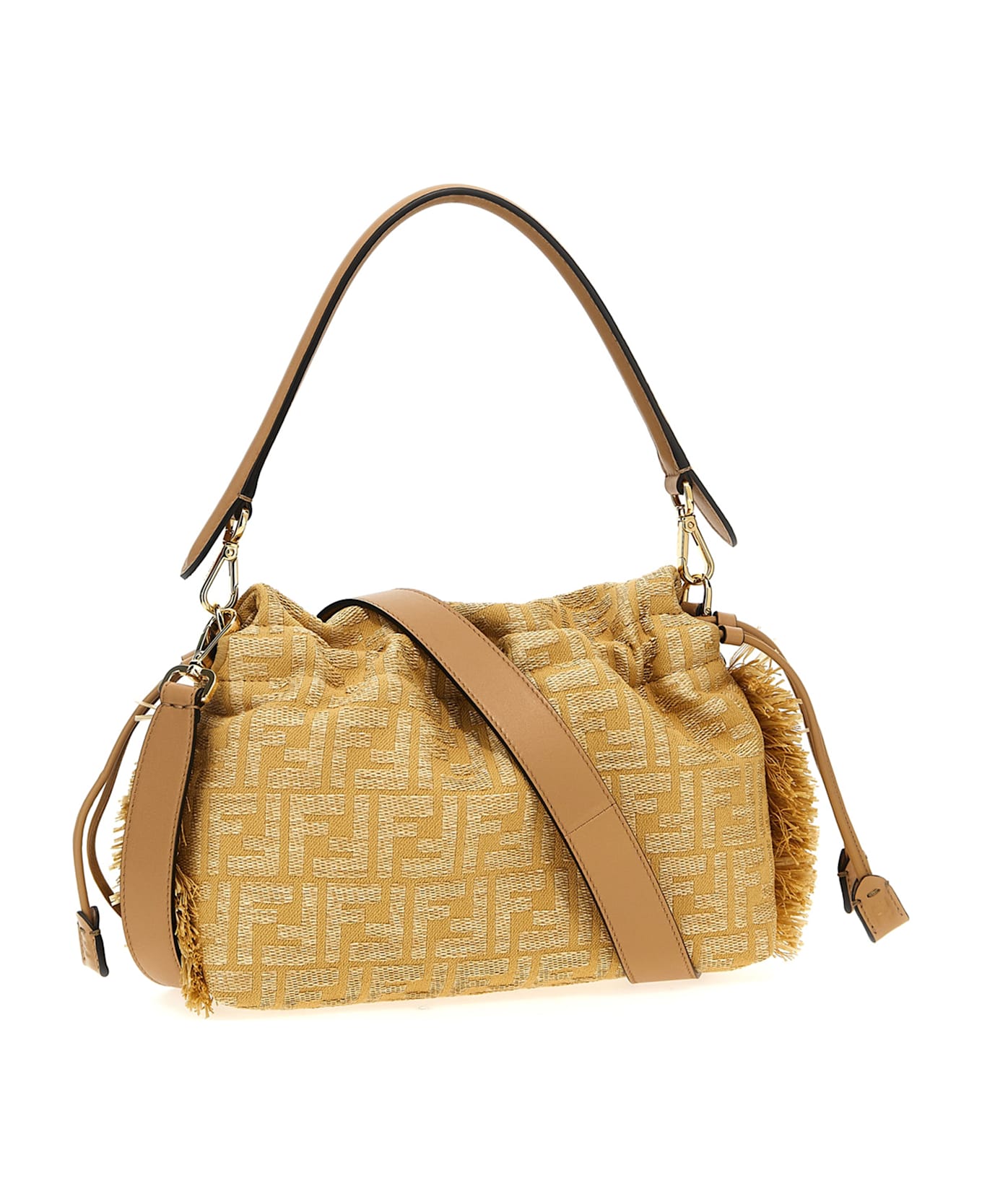Fendi 
mamma Baguette Medium
 Shoulder Bag - Beige