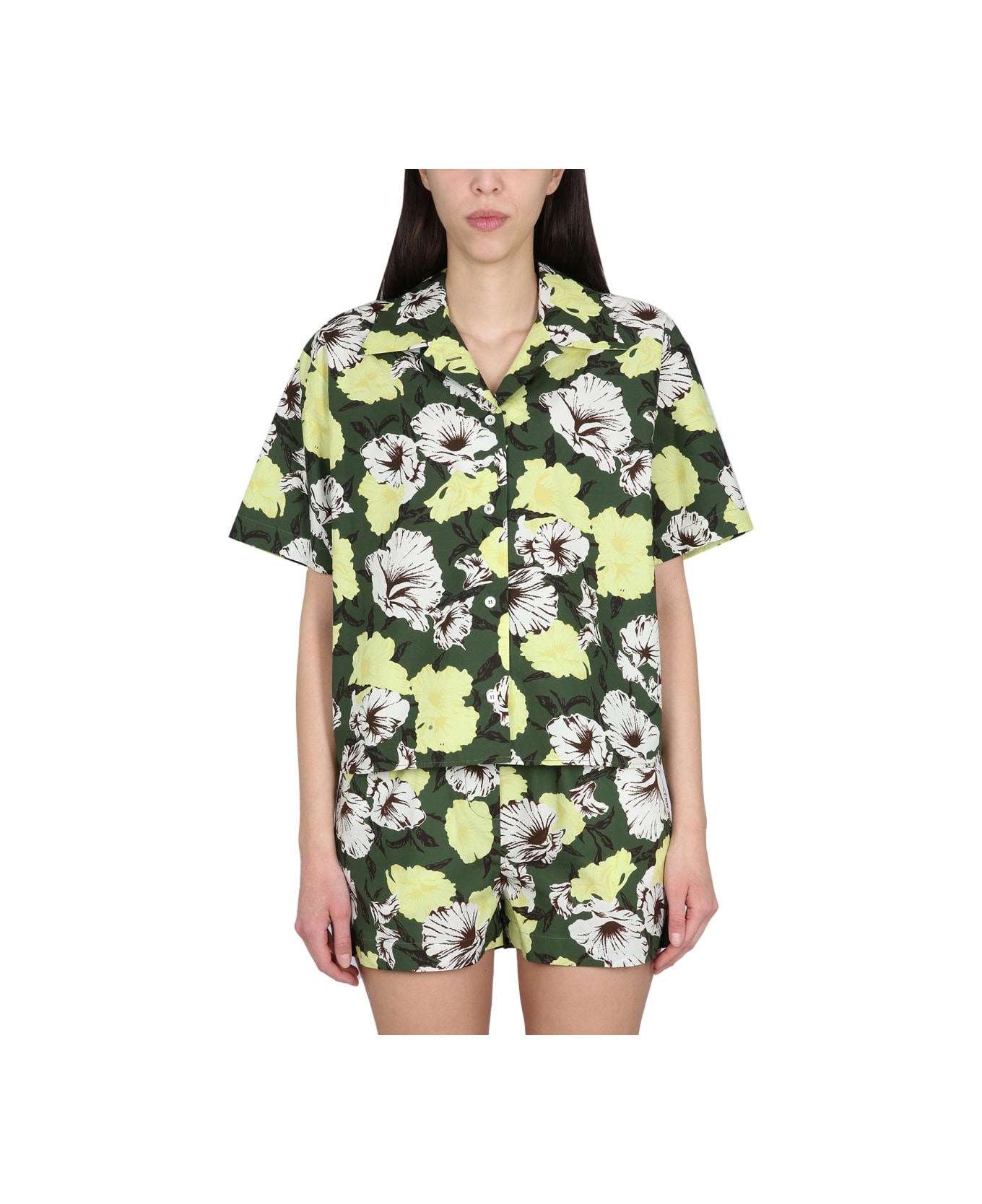 MSGM Floral Print Shirt - MULTICOLOUR