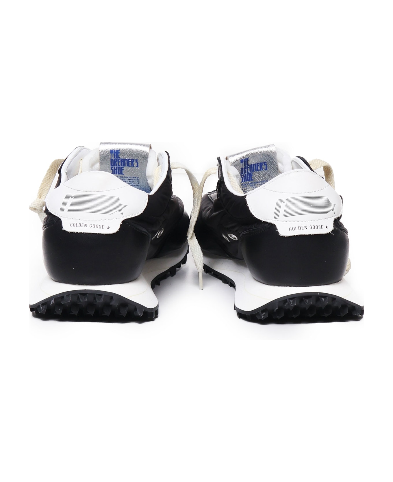 Golden Goose Marathon Low-top Sneakers - BLACK/WHITE/BLACK