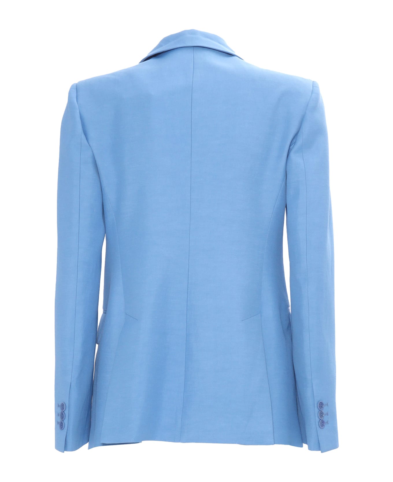 Parosh Single Breasted Jacket - BLUE