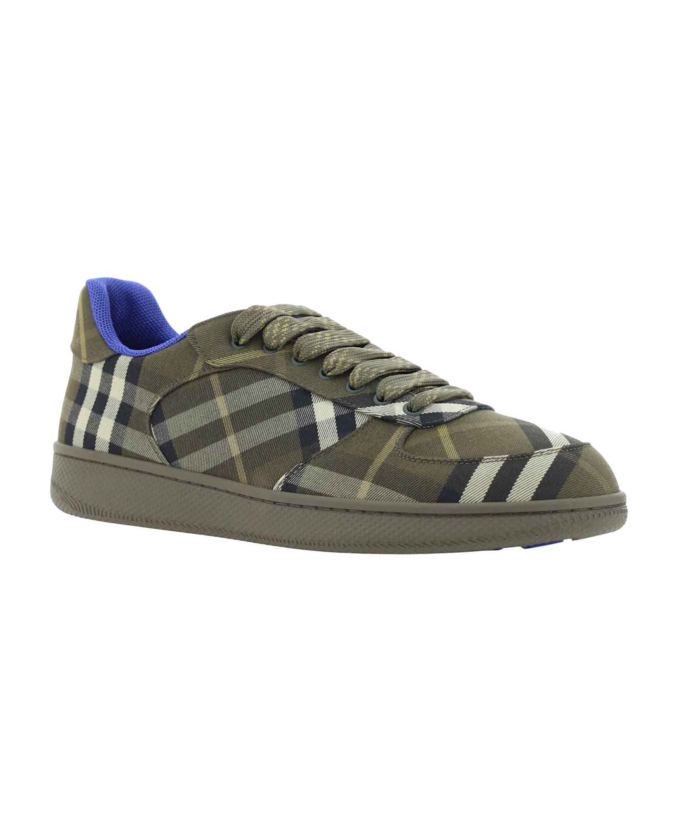 Burberry Checked Terrace Lace-up Sneakers - Heath Ip Check