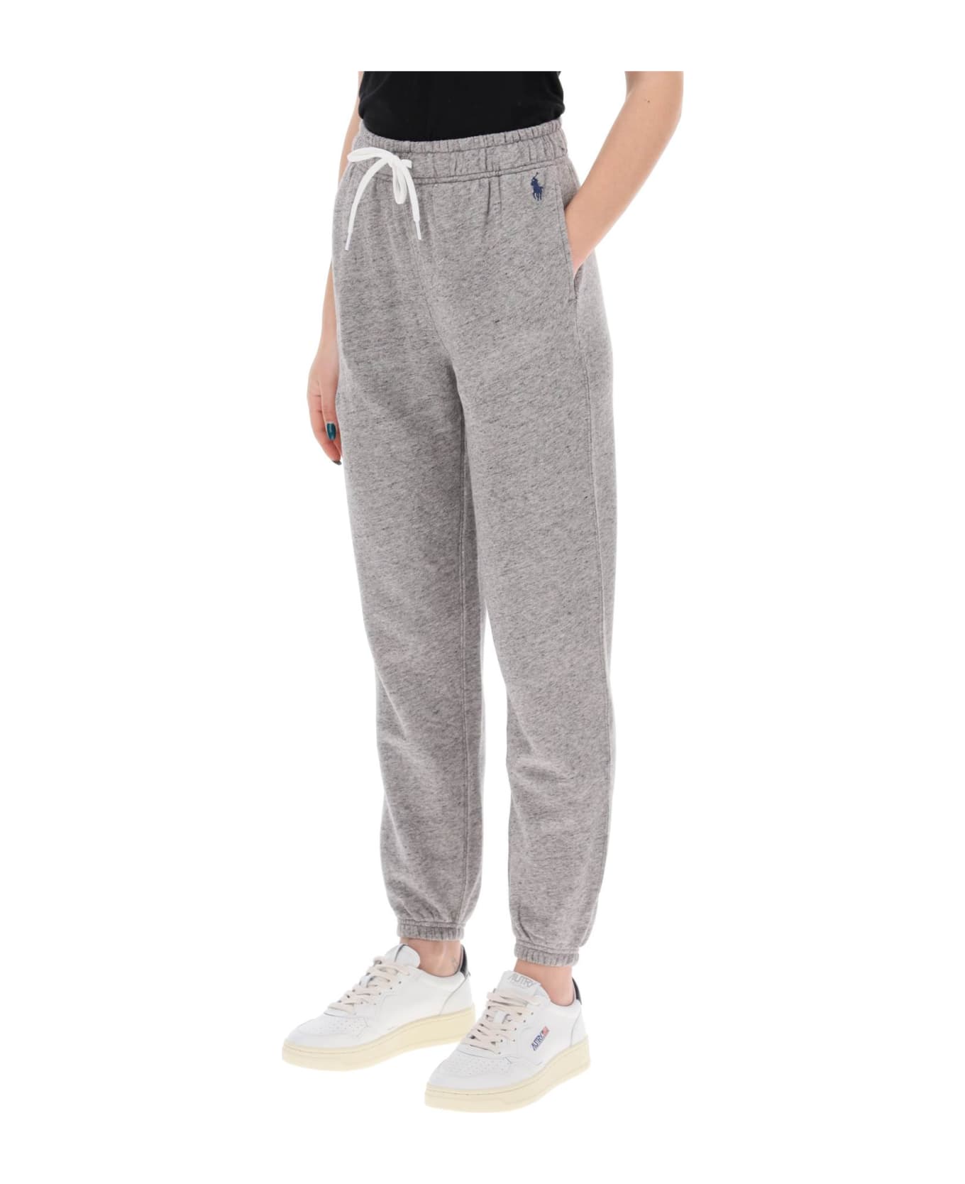 Polo Ralph Lauren Grey Cotton Joggers - DARK VINTAGE HEATHER (Grey)