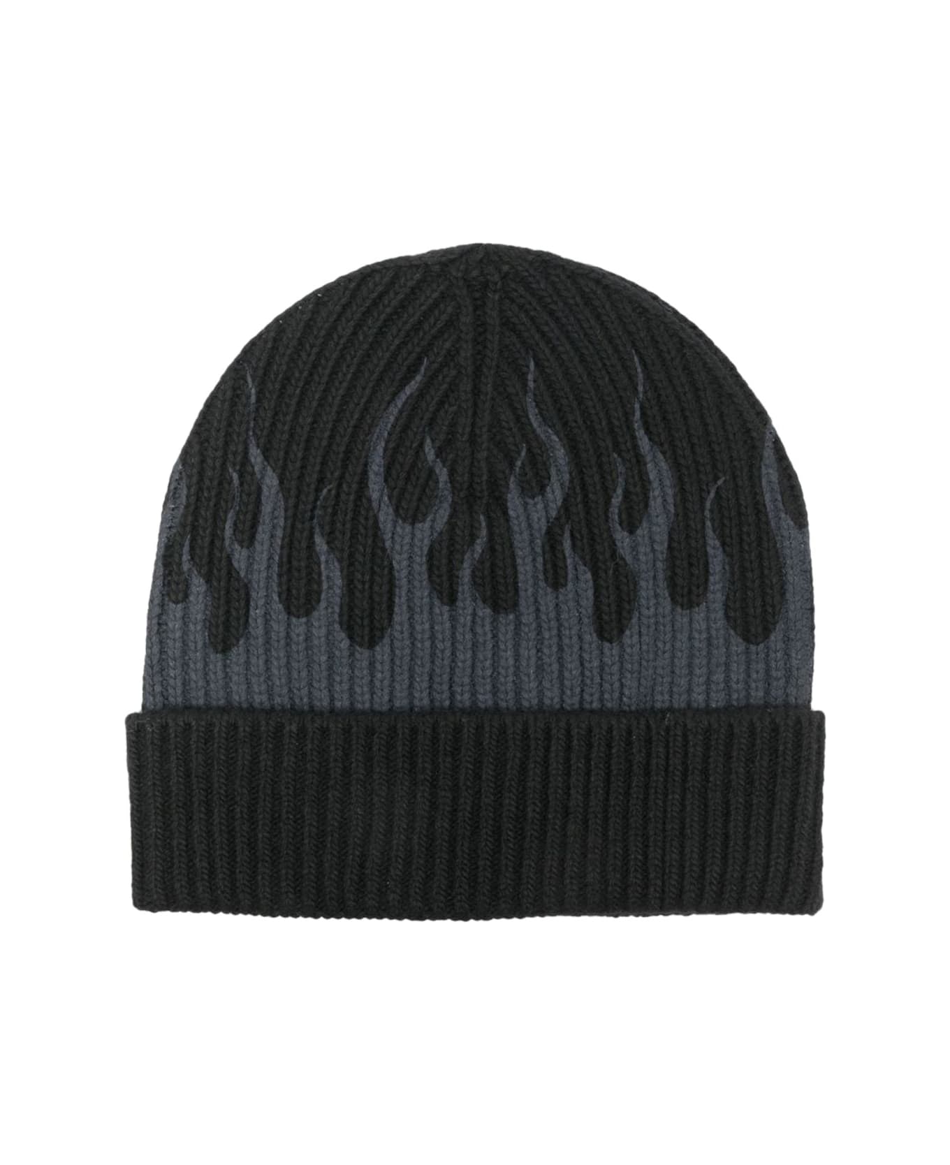 Vision of Super Beanie Grey Flames - NERO