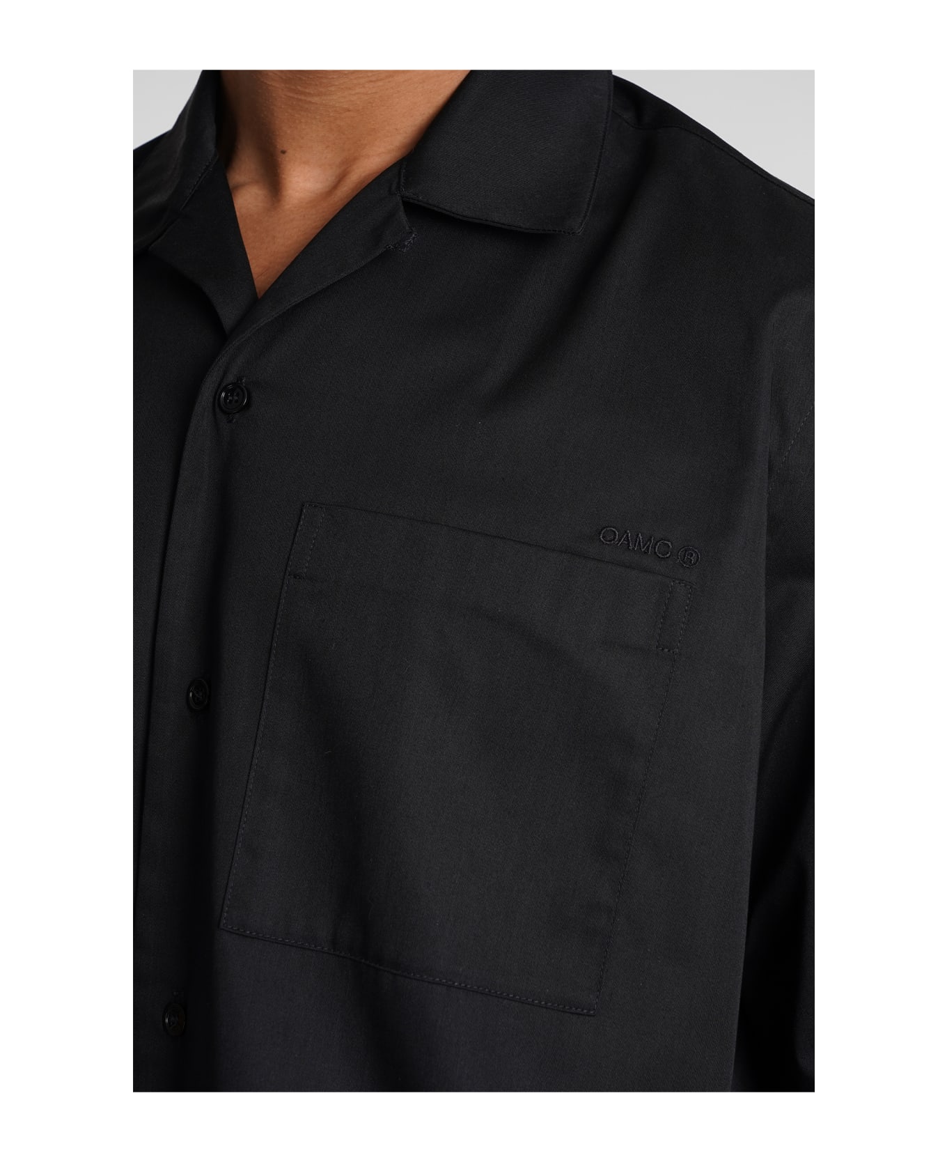 OAMC Shirt In Black Polyester - black シャツ
