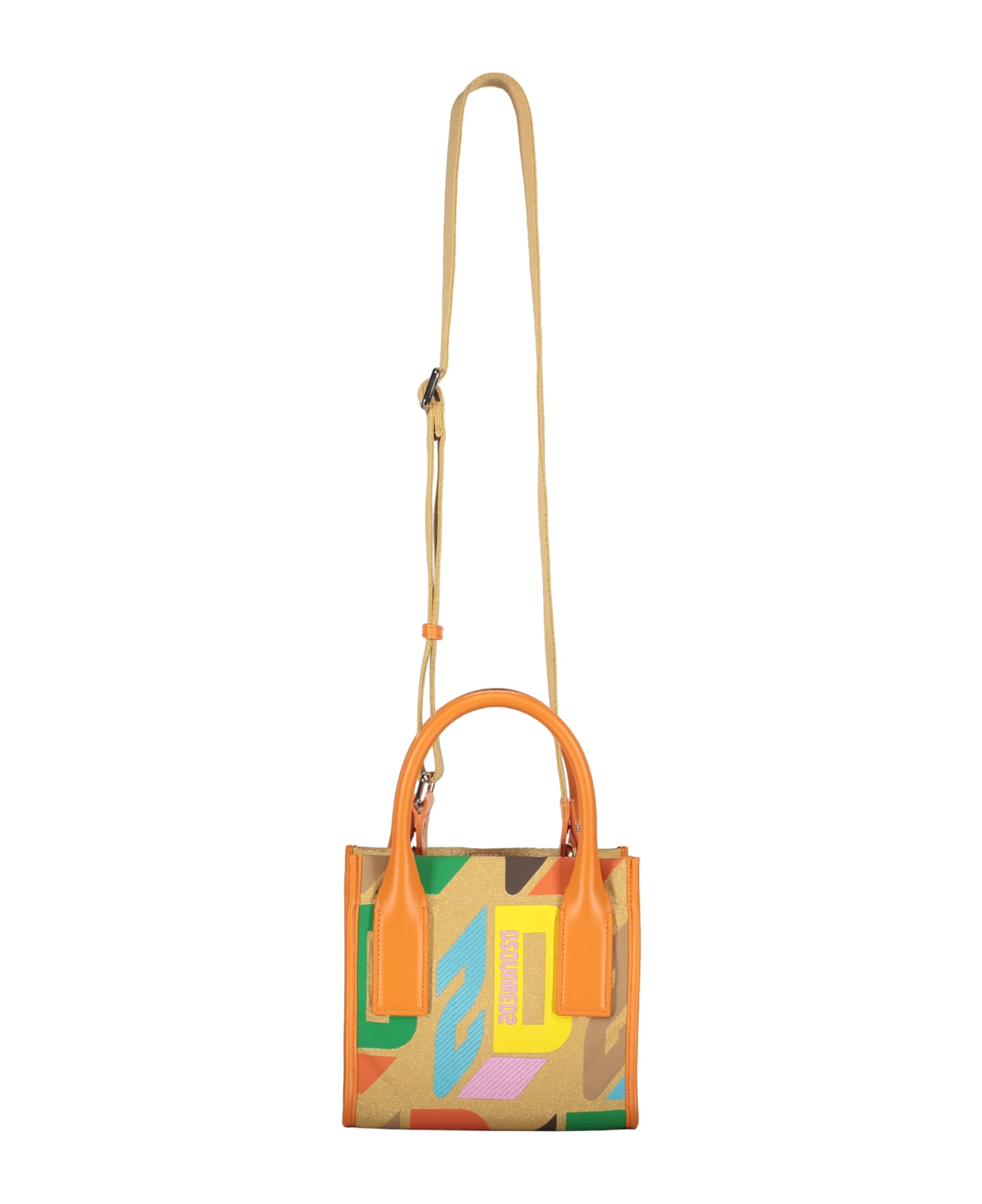 Dsquared2 D2 Monogram Multicolor Handbag - Multicolor