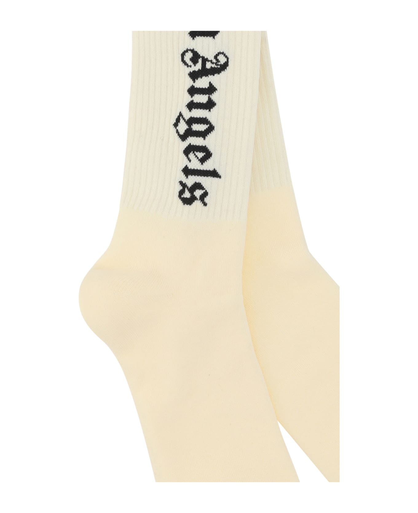 Palm Angels Classic Logo Socks - Butter Black 靴下