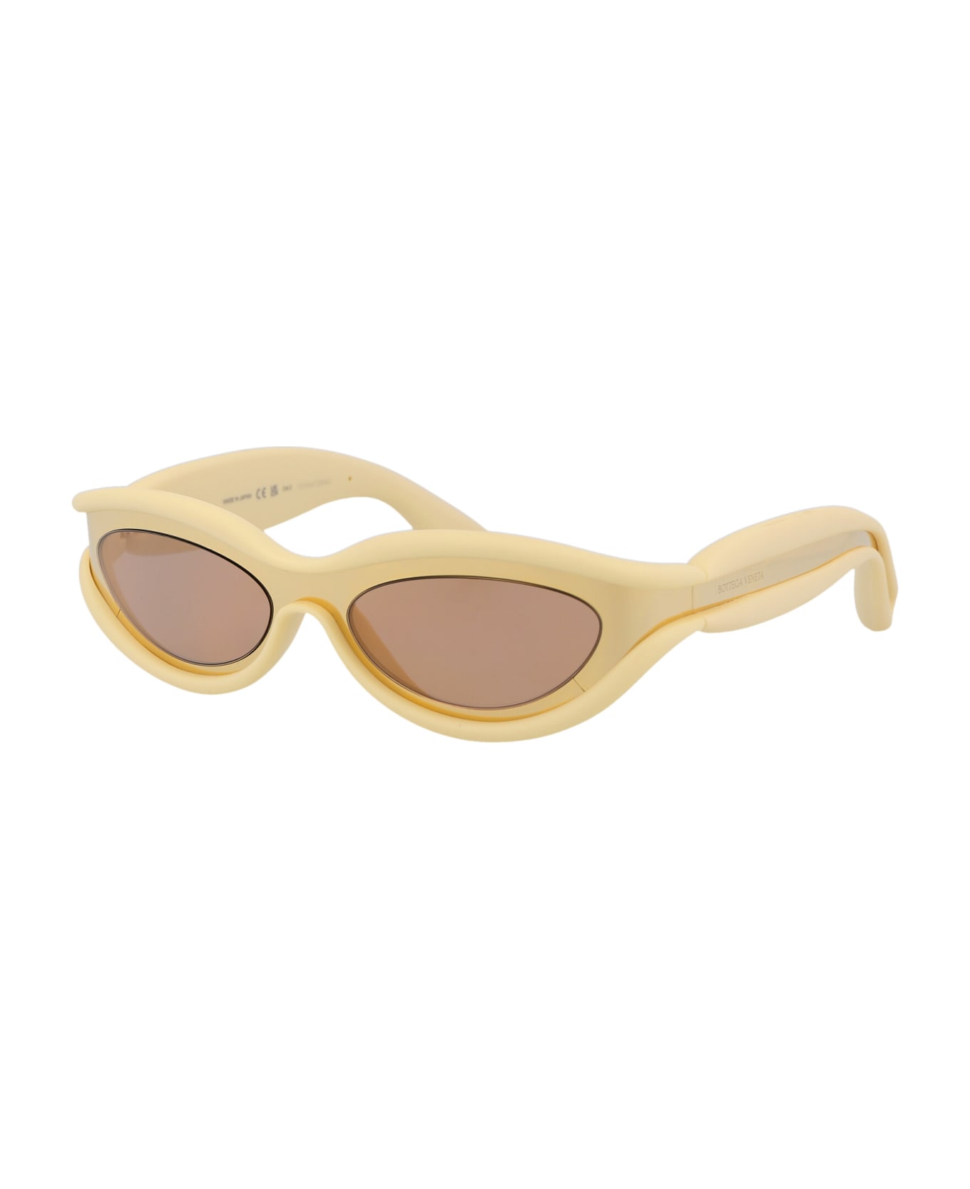 Bottega Veneta Eyewear Bv1211s Sunglasses - 005 GOLD GOLD BROWN