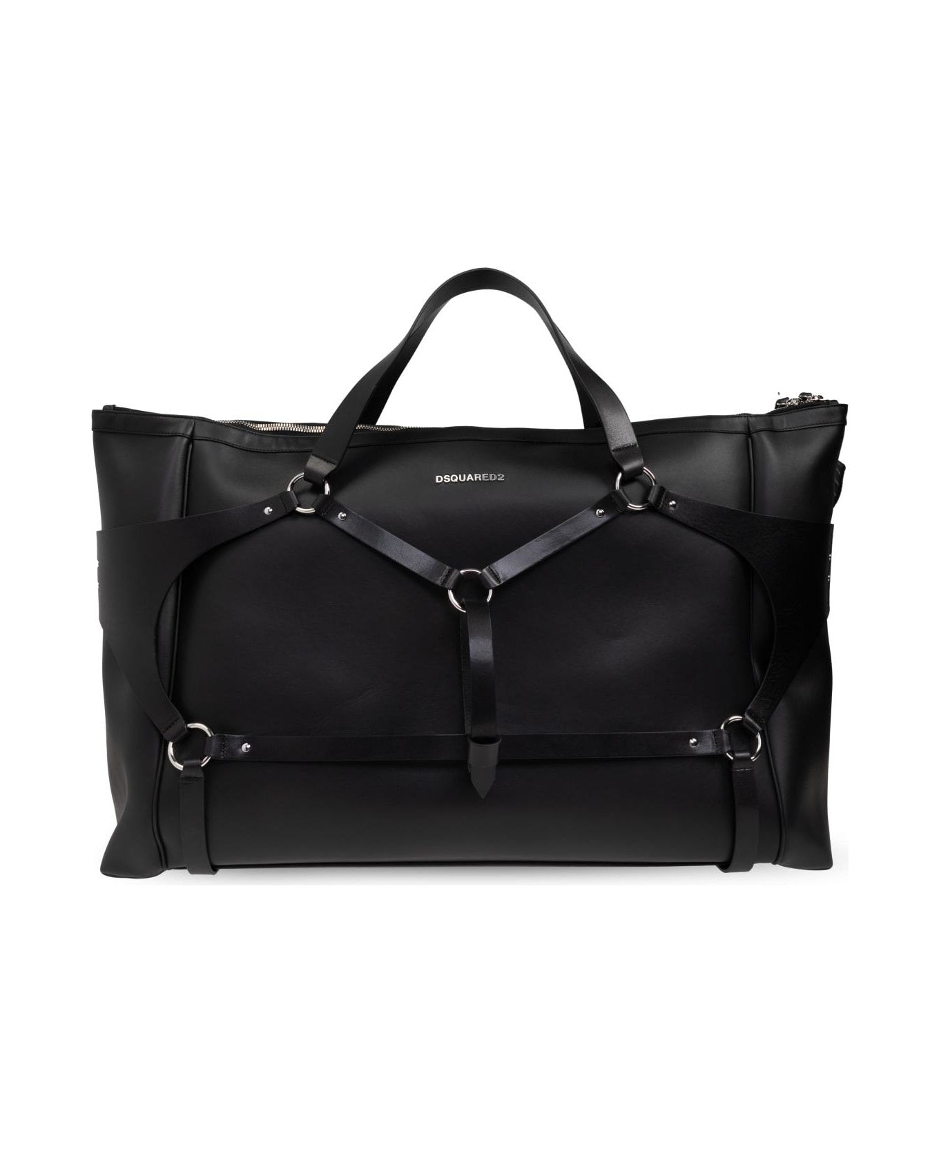 Dsquared2 Handbag With Logo - BLACK