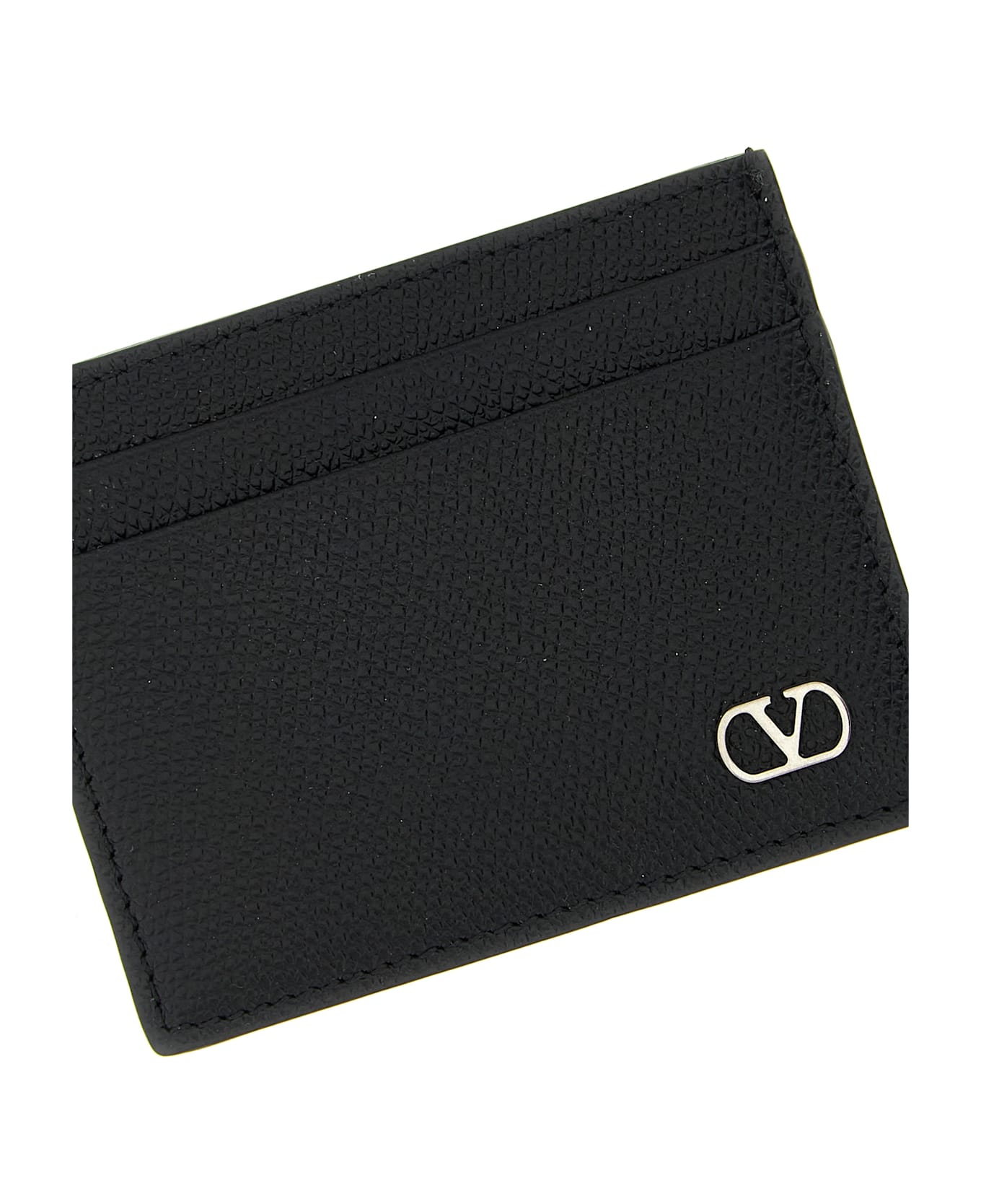Valentino Garavani Vlogo Signature Cardholder - Black  