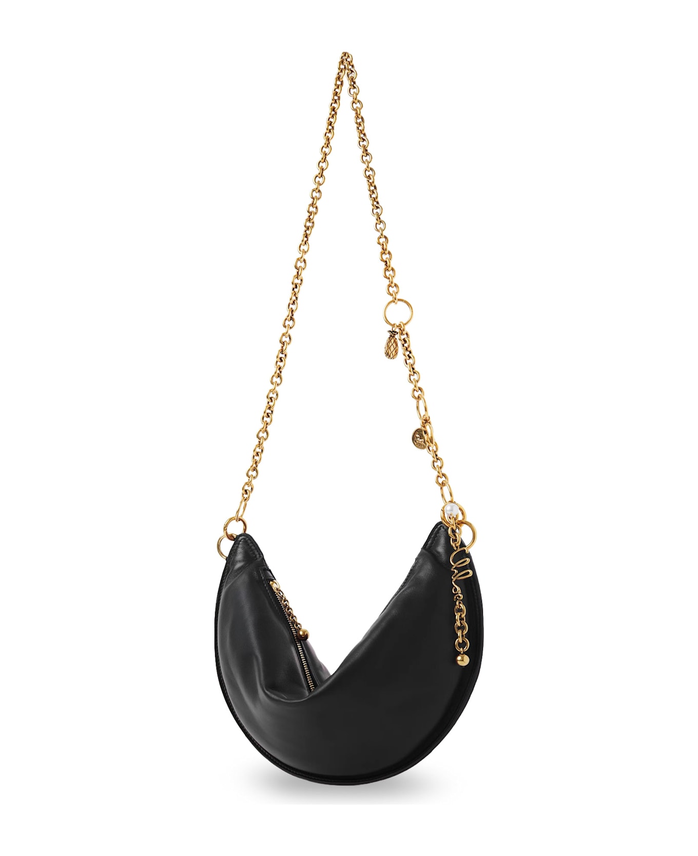 Chloé Icons Leather Shoulder Bag - Black