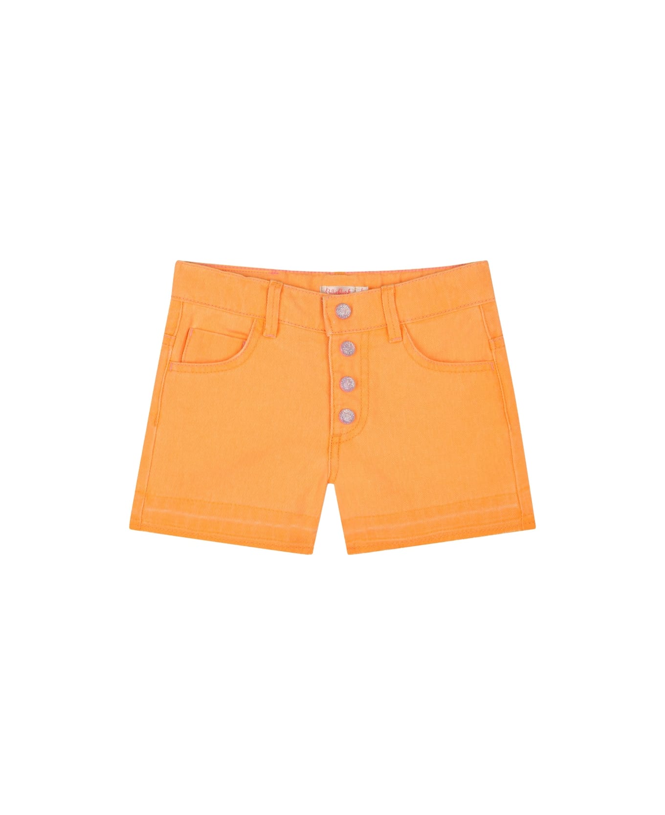Billieblush Denim Bermuda Shorts - ORANGE