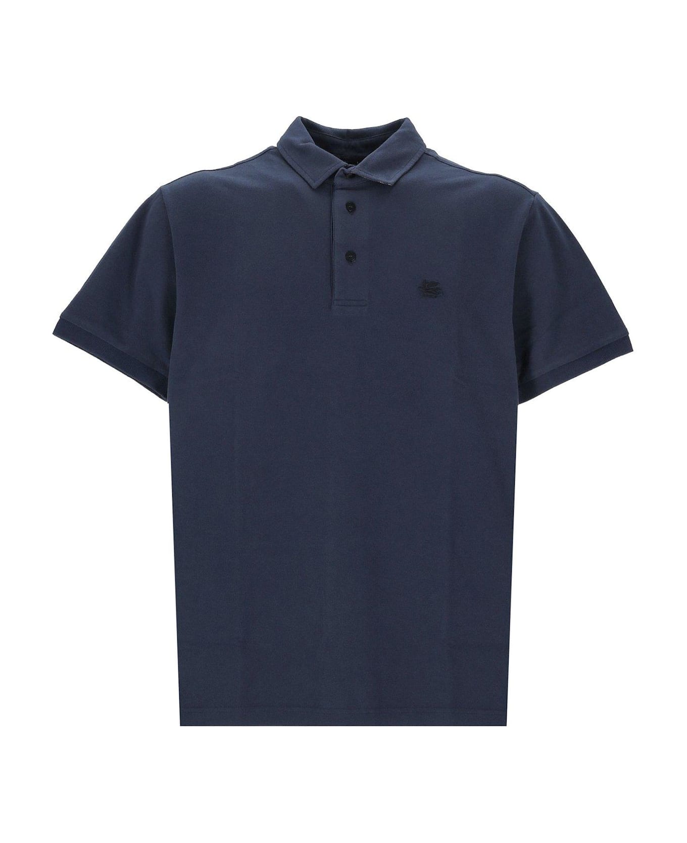 Etro Cotton Polo Shirt - Blue