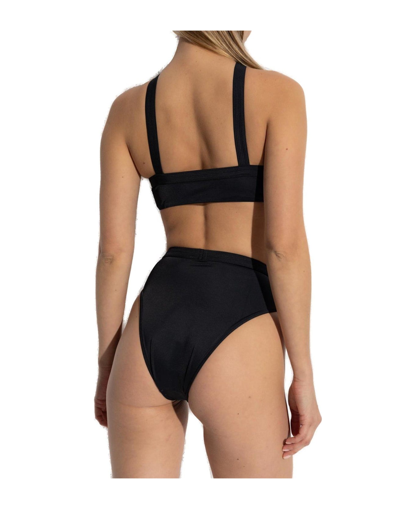 Versace Medusa-plaque Swimsuit Top - Black