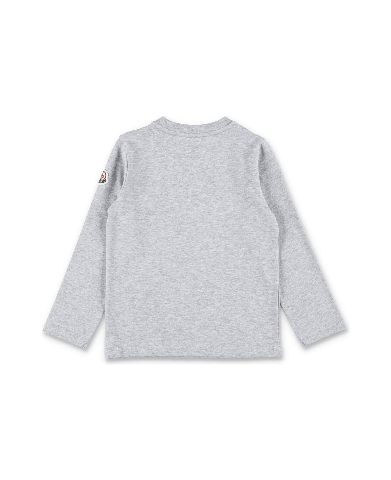 Moncler Logo Patch Long-sleeved T-shirt