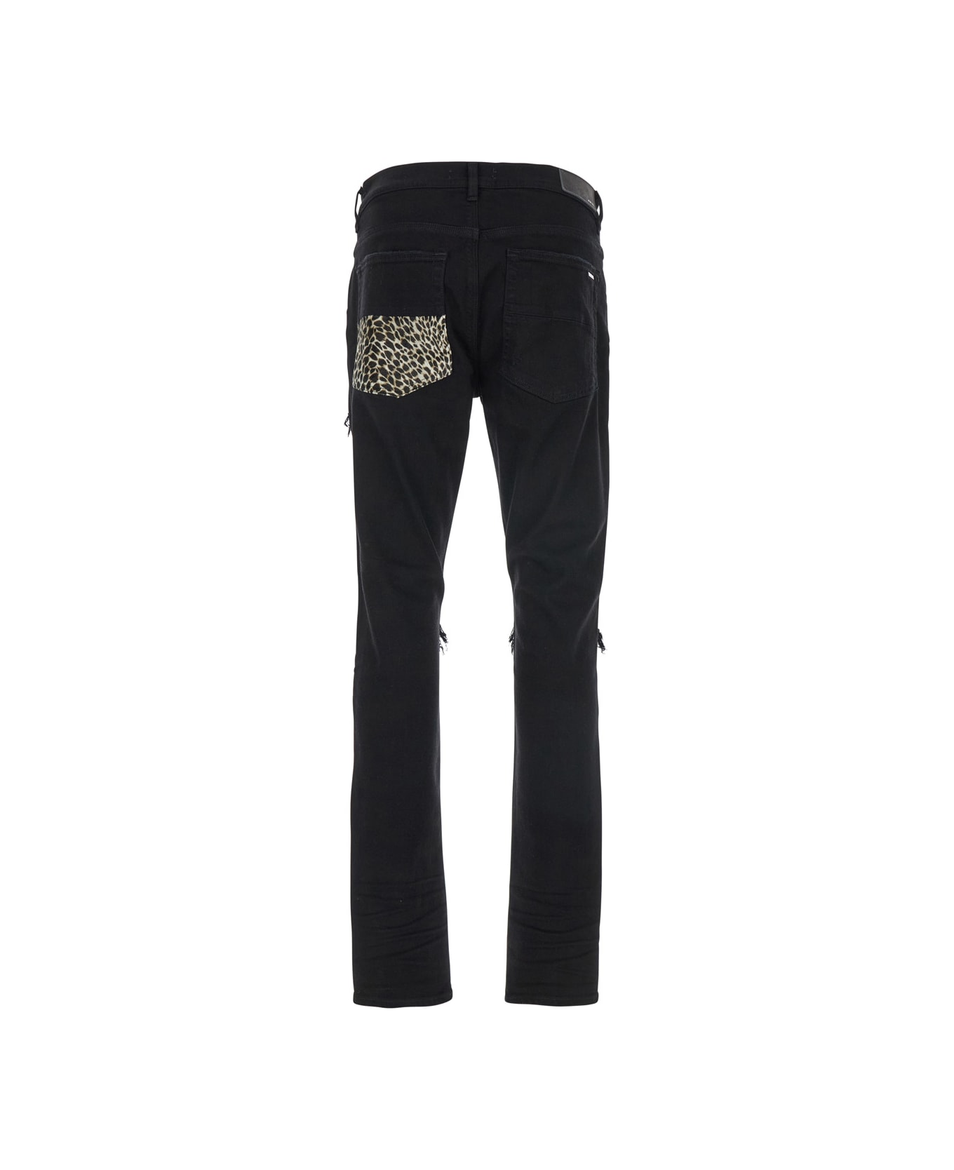 AMIRI Leopard Mx1 Jean - BLACK