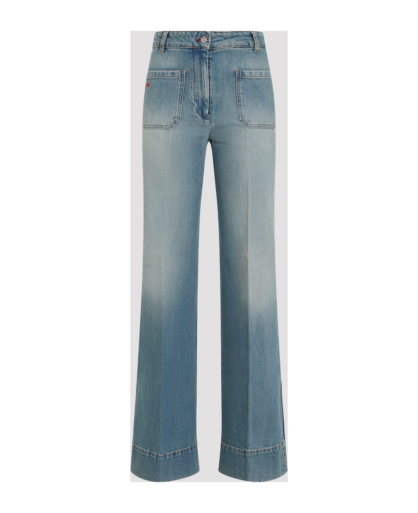 Victoria Beckham Alina Jeans - Tinted Blue Wash