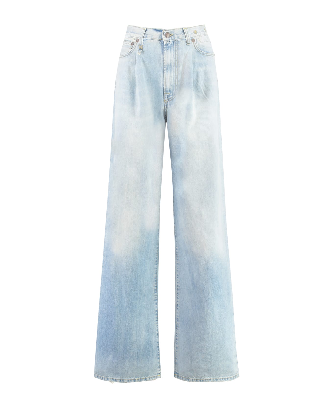 R13 Damon Wide-leg Jeans - Blu
