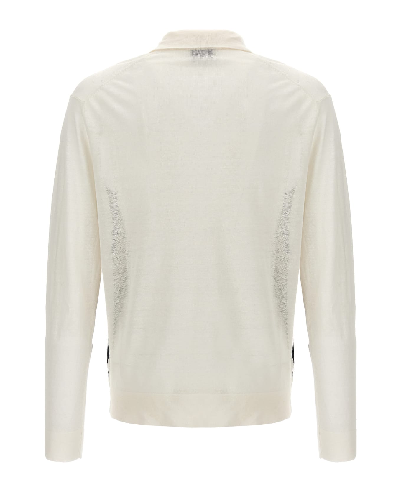 Ballantyne 'argyle' Polo Shirt - White