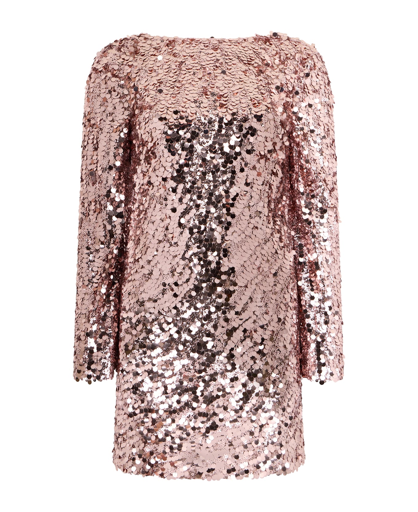 Valentino Garavani Elegant Pink Dress With Shimmering Sequins - Pink