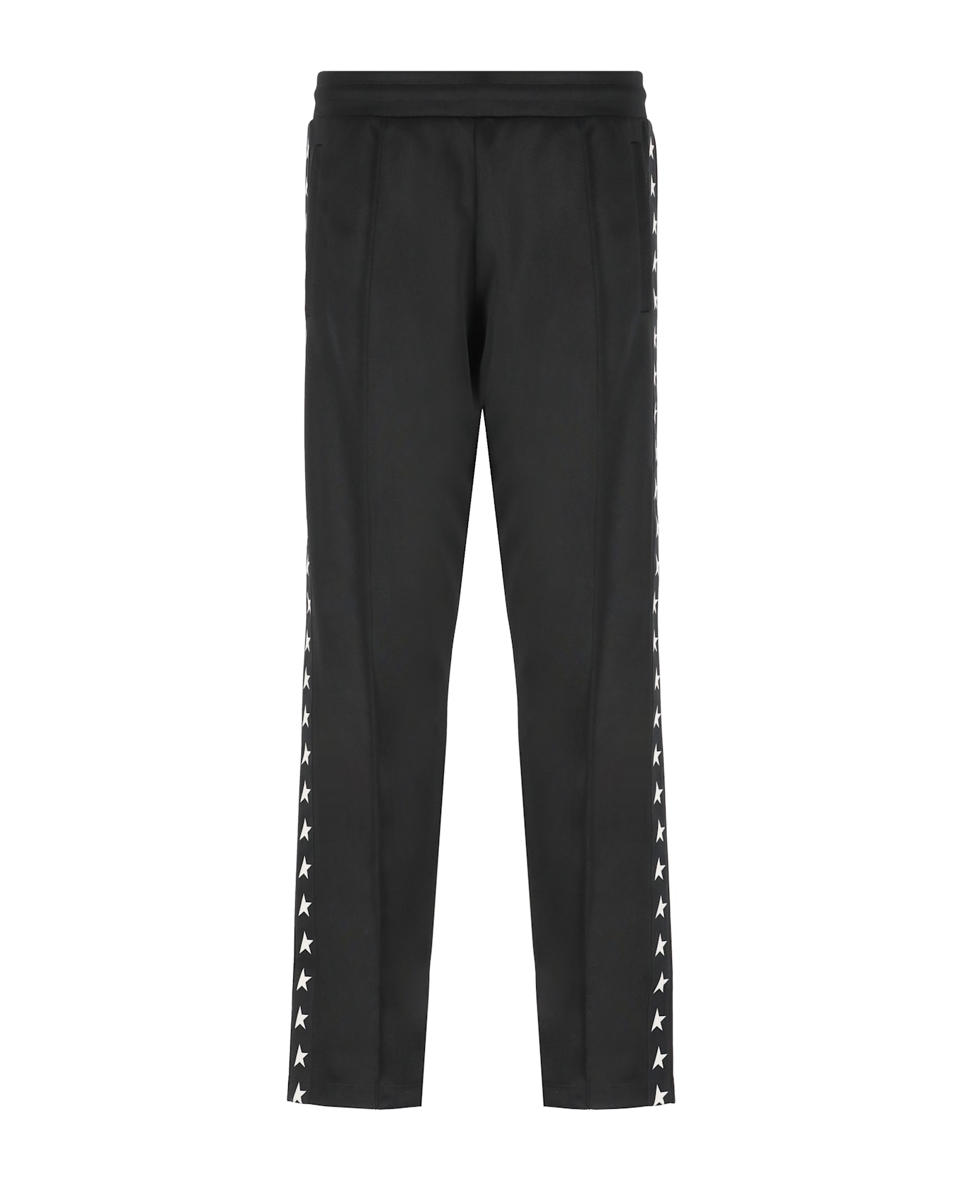Golden Goose Pants With Logo - Black