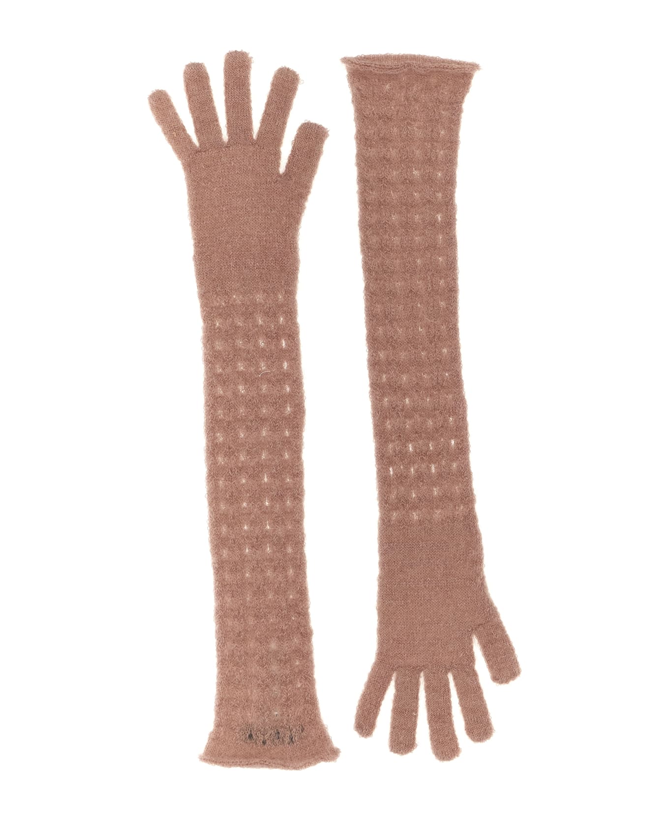 Fabiana Filippi Crochet Gloves - Pink