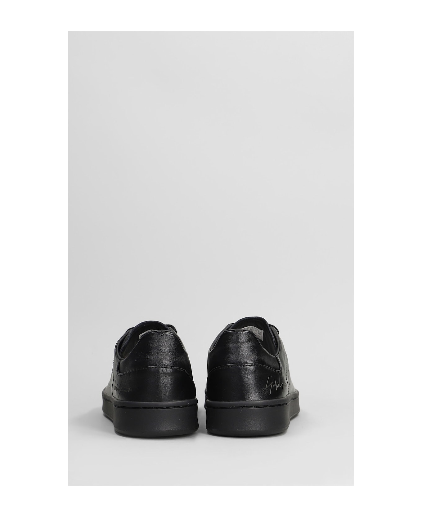 Y-3 Stan Smith Sneakers In Black Leather - black