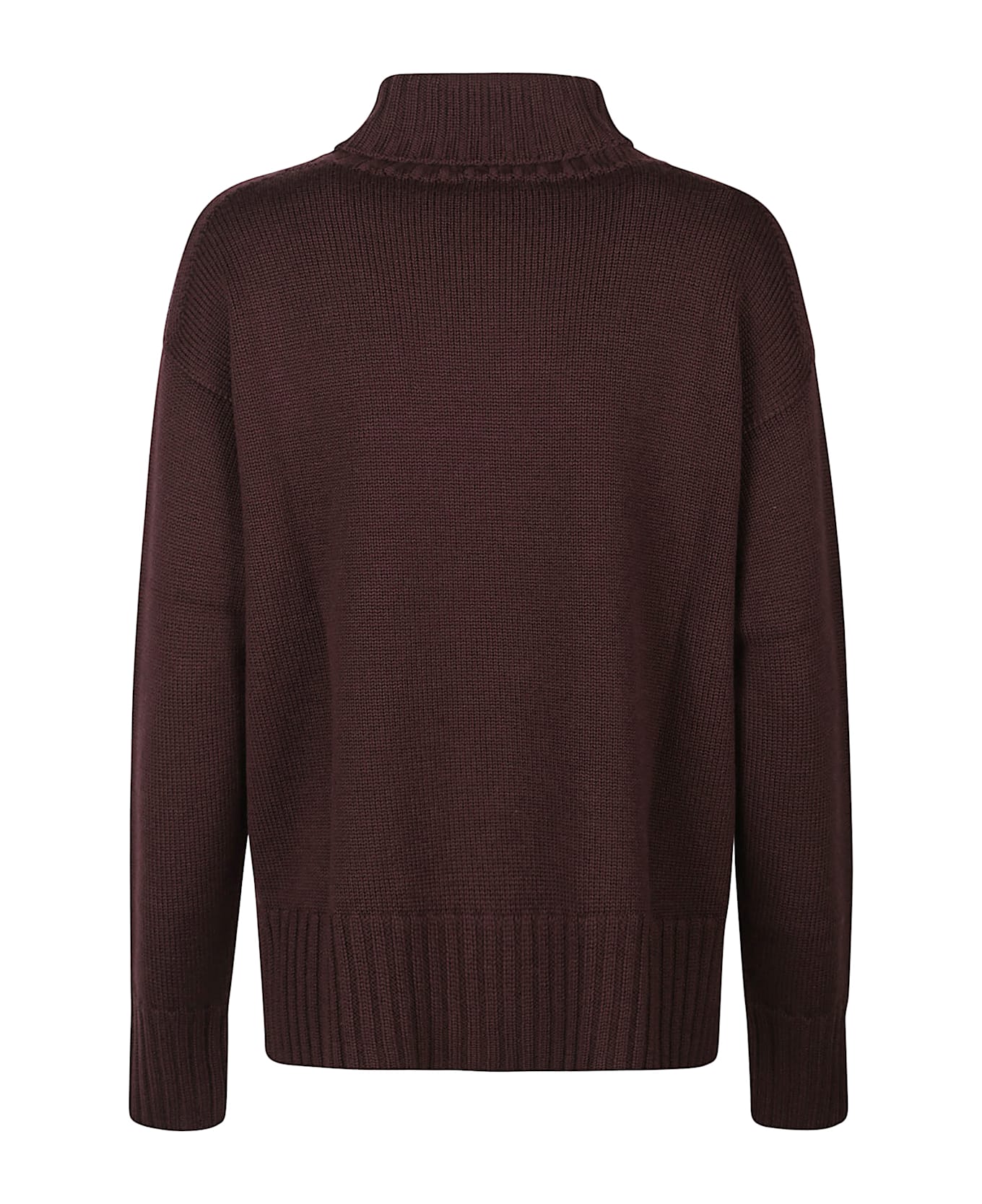 Drumohr Over Turtle Neck Sweater - Uva