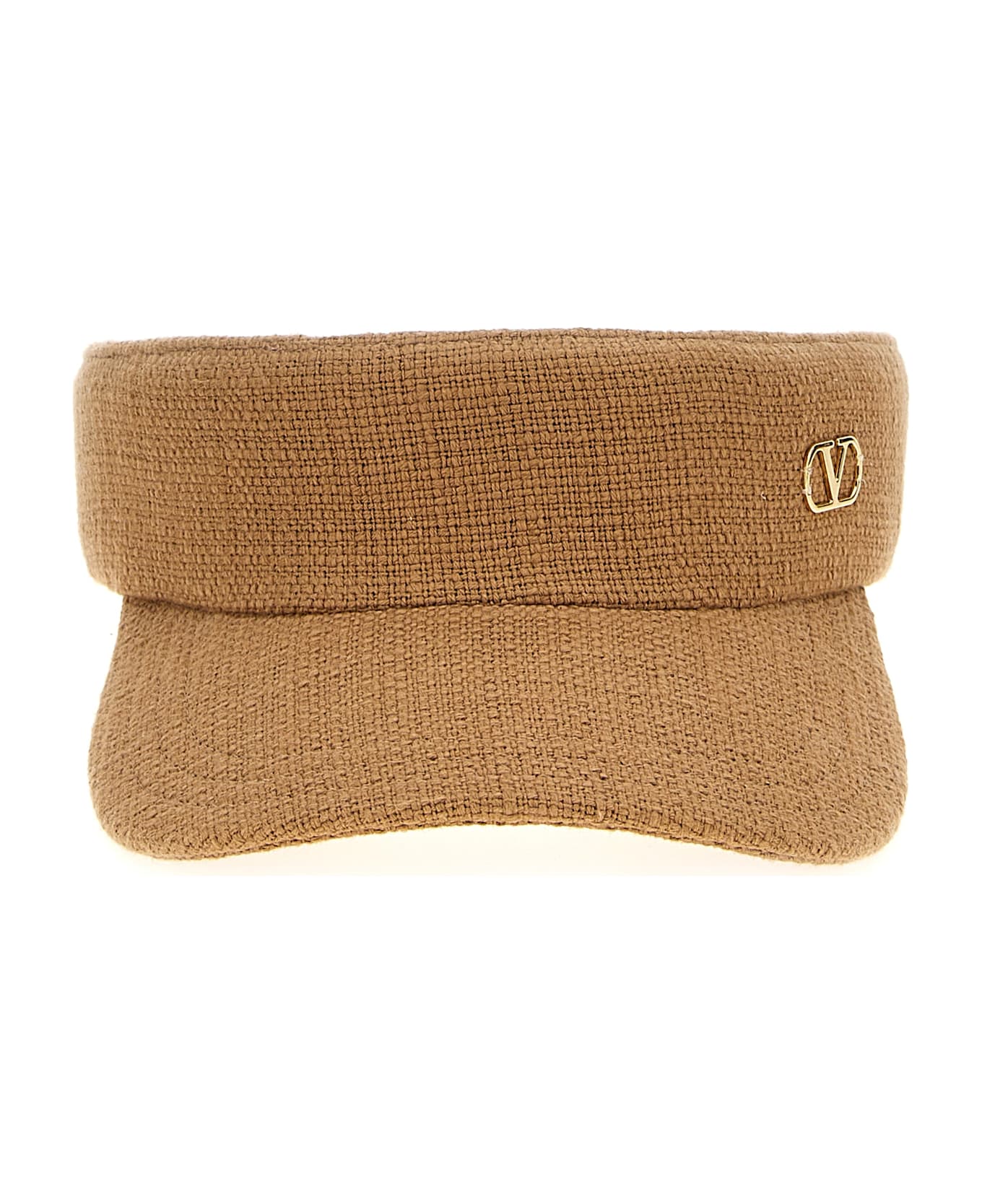Valentino Garavani Visor Valentino Garavani Vlogo - Beige