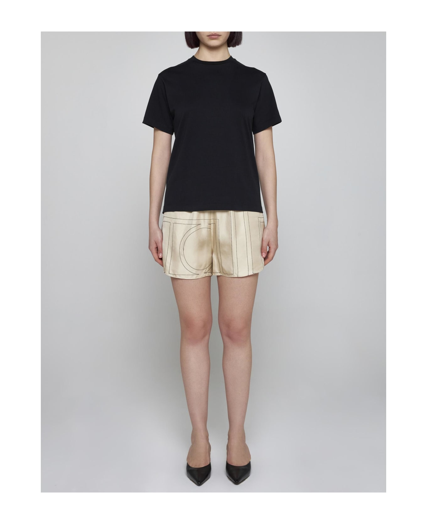 Totême Cotton T-shirt - Nero