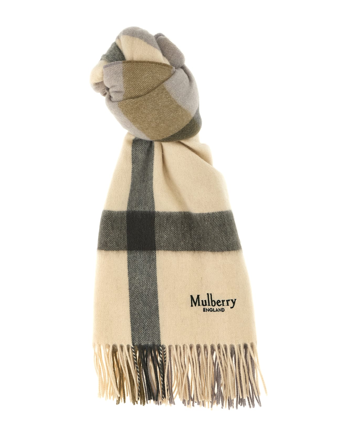 Mulberry Check Scarf - Multicolor