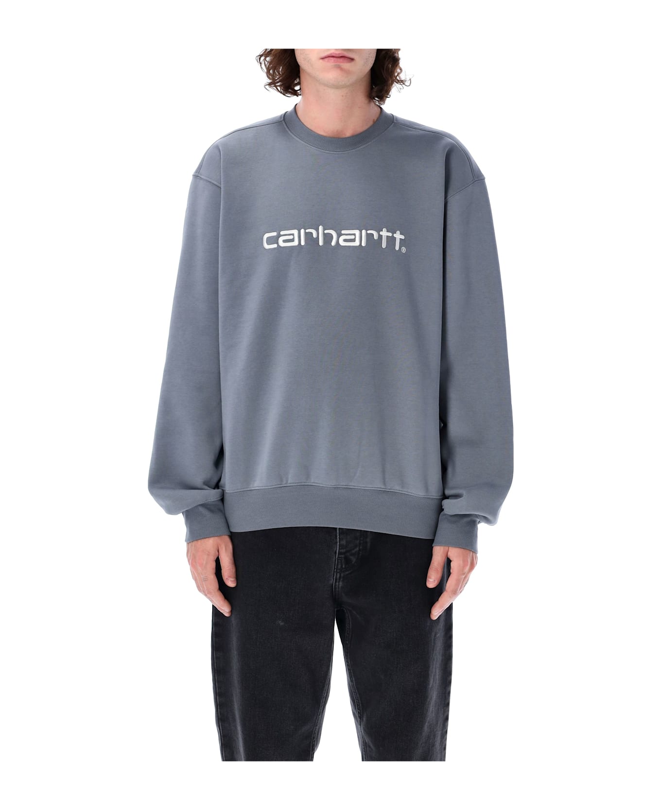 Carhartt Sweatshirt - Dove Grey / Wax