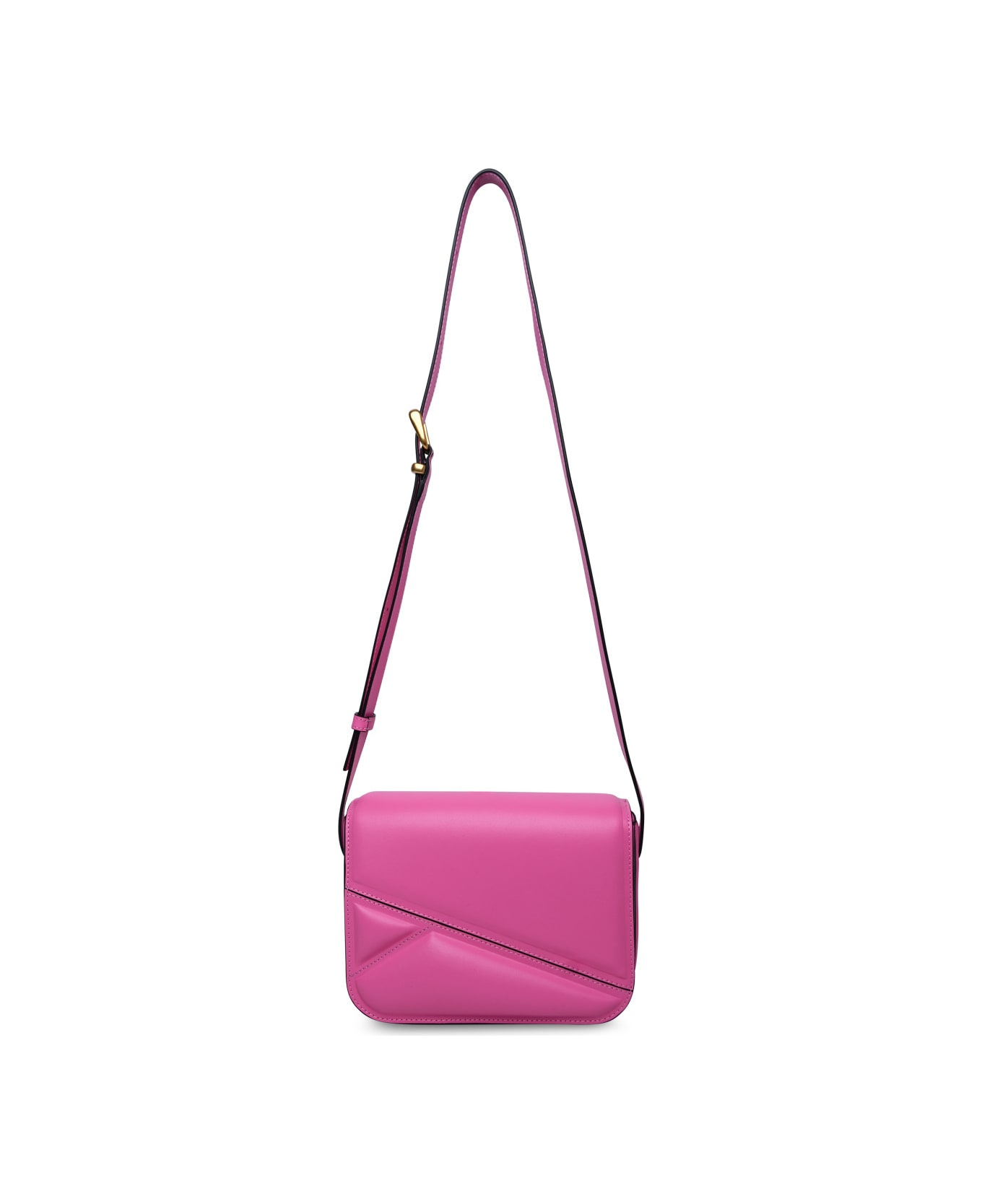 Wandler Medium 'oscar Trunk' Bag In Pink Calf Leather - Fuchsia