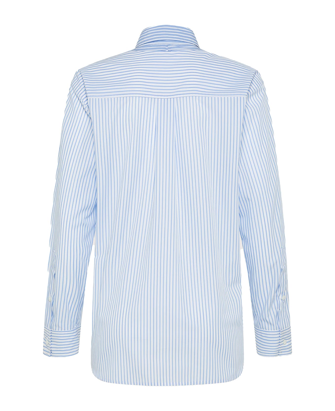 Seventy Oversized Blue Striped Shirt - RIGA AZZURRO