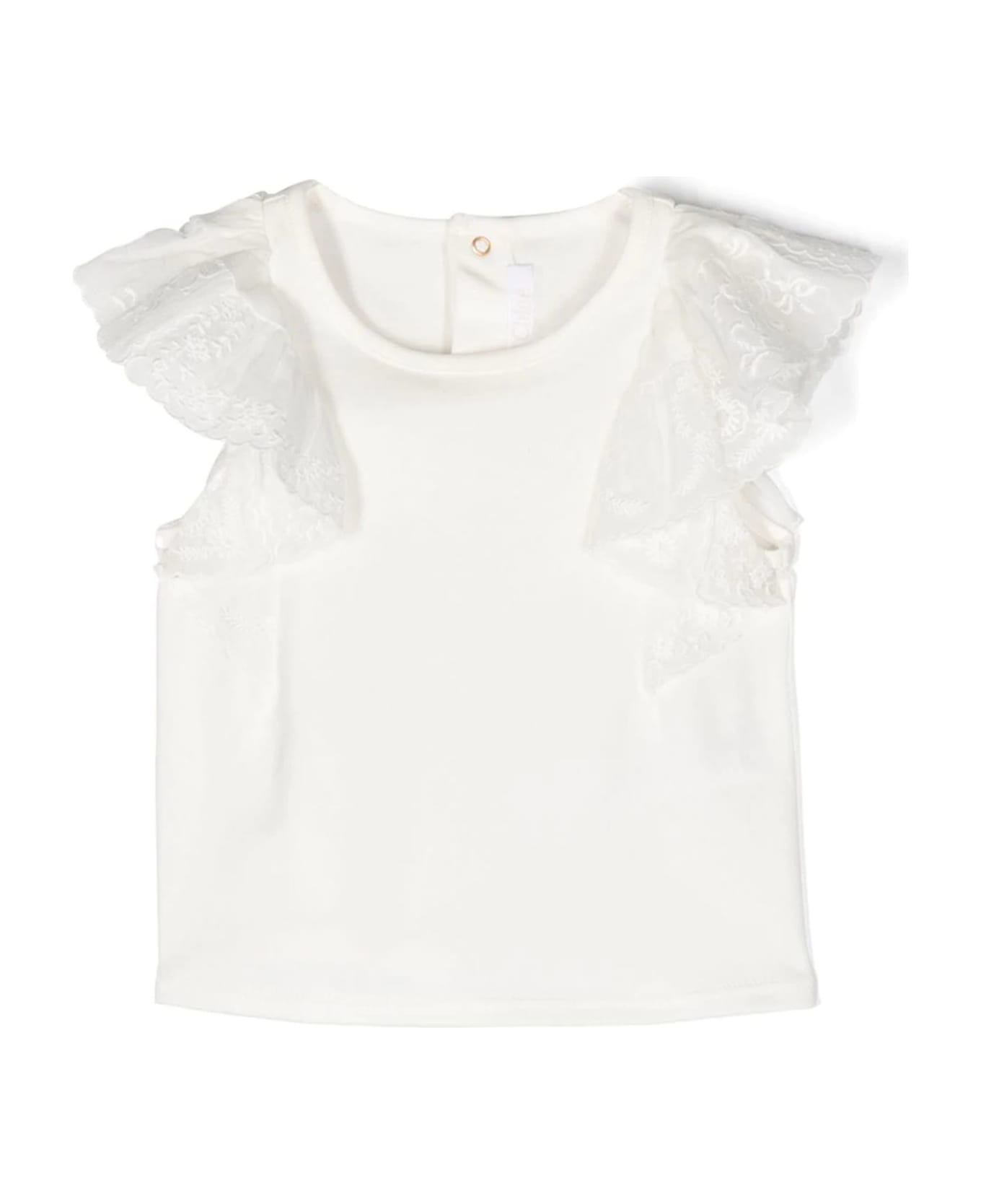 Chloé Chloè Kids T-shirts And Polos White - White Tシャツ＆ポロシャツ