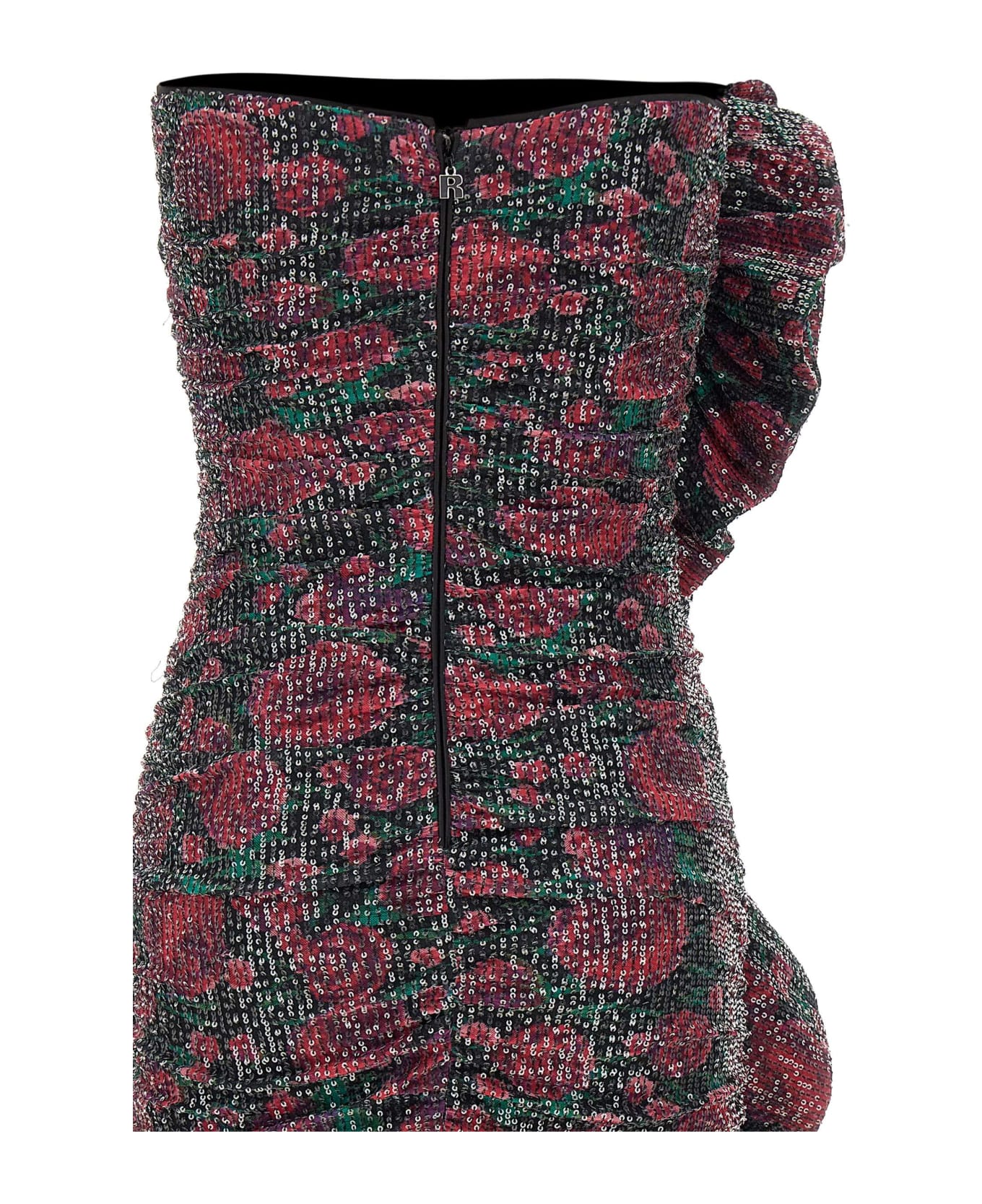 Rotate by Birger Christensen 'sequin Ruched ' Dress - Nero