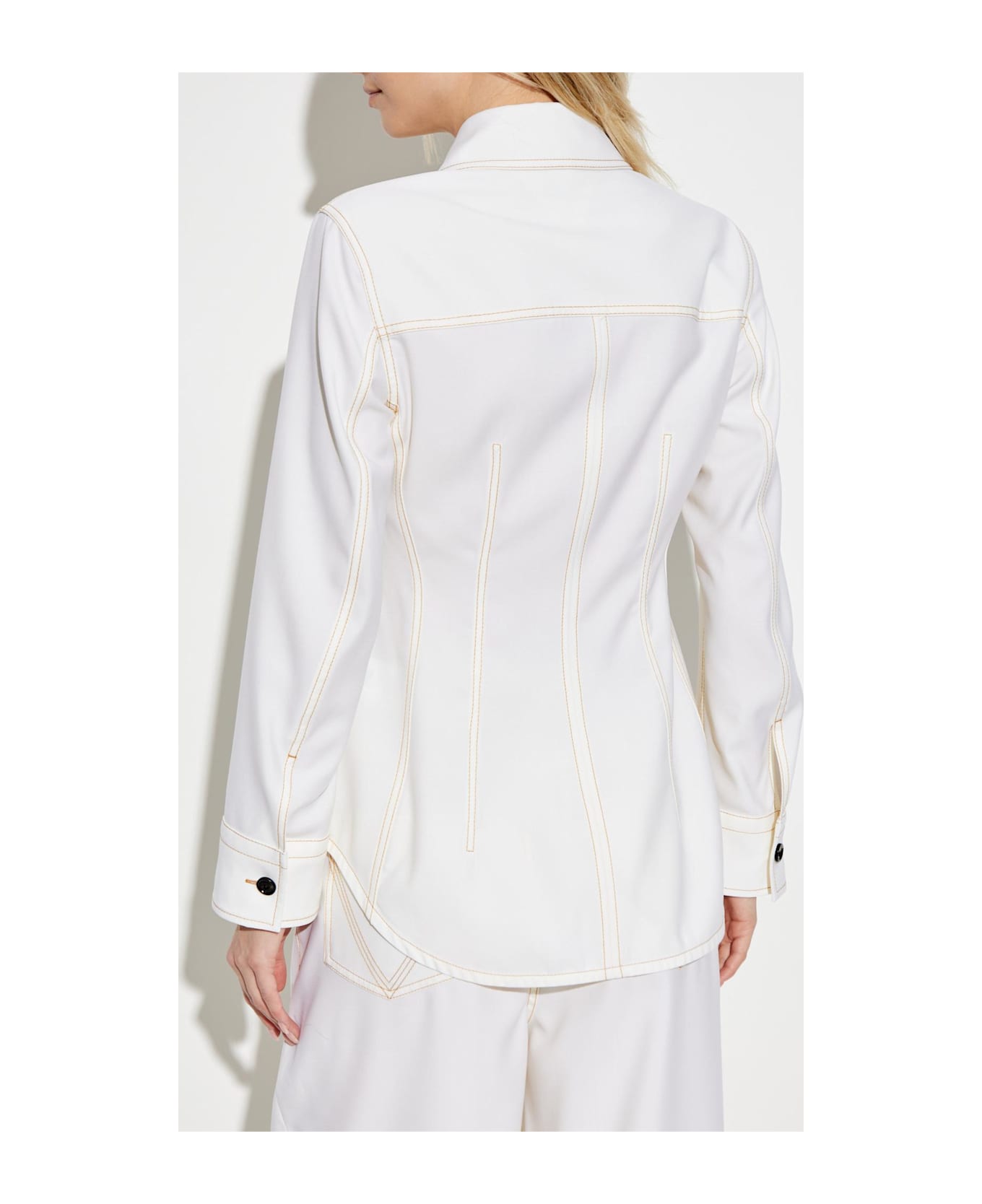 Bottega Veneta Wool Shirt - White