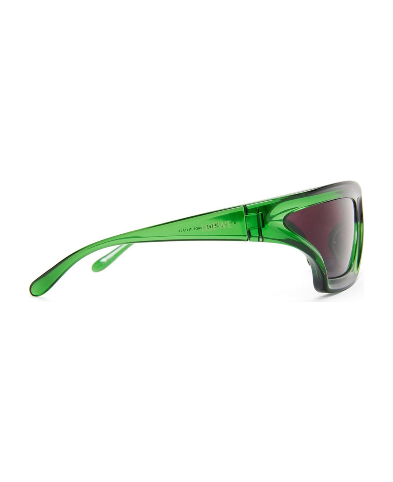 Loewe Arch Mask - Transparent Green Sunglasses - green