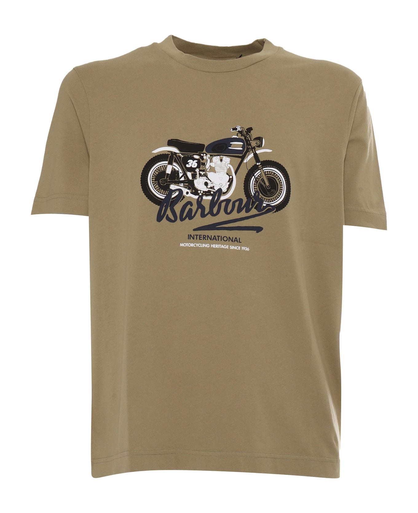 Barbour Stonebridge Graphic T-shirt - GREEN
