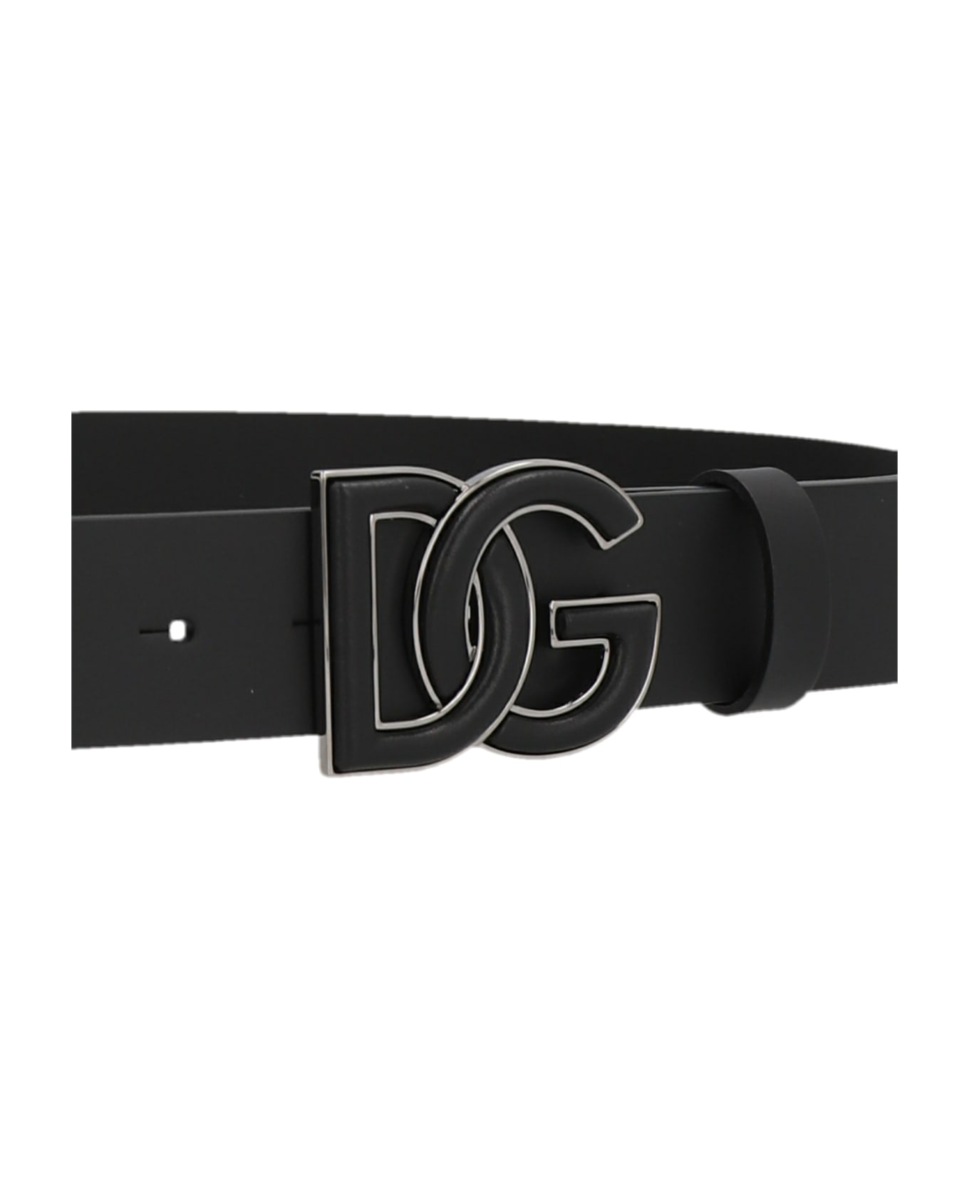 Dolce & Gabbana 'dg' Belt - Black  